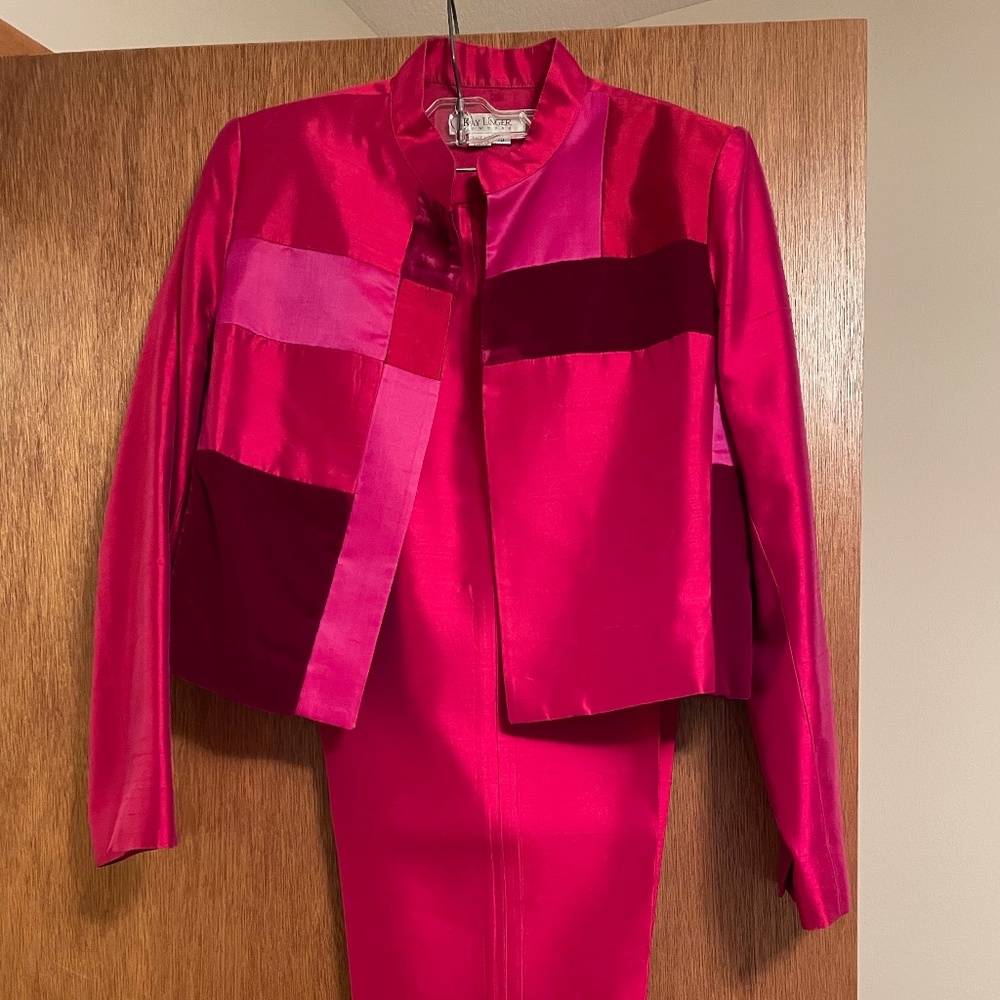 3 piece silk pantsuit